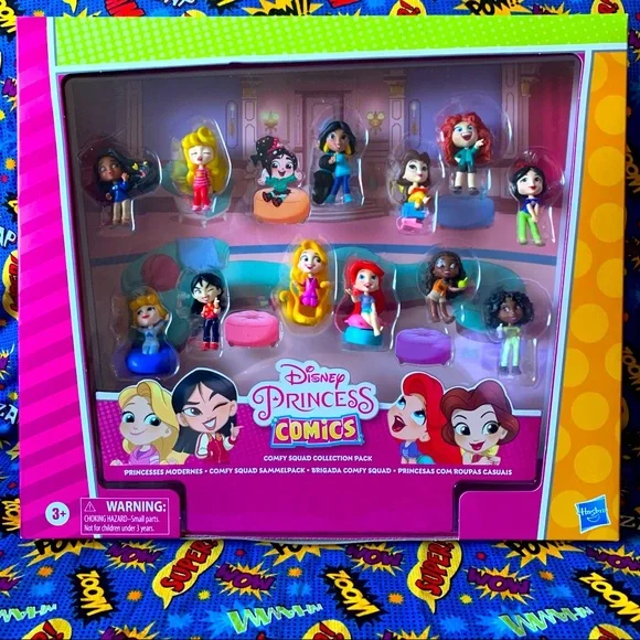 ⚡️Disney Princess Comics Comfy Squad Collection Pack wreck it RalphEdotion⚡️